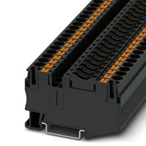 Phoenix Contact - PT 6-FSI/C 3212166 Zekeringsdoorvoerklem 0.50 mm ² 6 mm ² Zwart 50 stuks