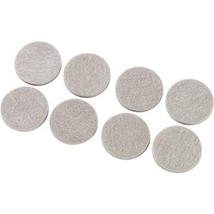 Trucomponents TRU COMPONENTS FP3805BN Viltdoppen Zelfklevend, Rond Grijs (Ã x h) 38 mm x 5 mm 8 stuks