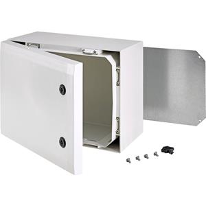 Fibox ARCA 608030 Wandbehuizing, Installatiebehuizing 600 x 800 x 300 Polycarbonaat Lichtgrijs (RAL 7035) 1 stuks