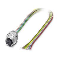 phoenixcontact Sensor-/Aktor-Einbausteckverbinder M12 Buchse, Einbau 0.50m Polzahl: 8 1St.