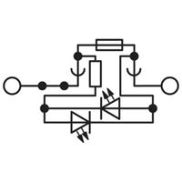 phoenixcontact PT 4-HESILED 24 (5X20) BU/BK Sicherungsdurchführungsklemme 0.20mm² 4mm² G