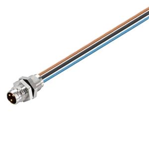 Weidmüller 1078730000 Sensor/actuator steekconnector M8 Aantal polen: 3 Stekker, inbouw 1 stuk(s)