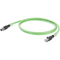 Weidmüller 1457580075 Sensor/actuator dataconnector M12 Aantal polen (sensoren): 8 Stekker, recht 7.50 m 1 stuk(s)
