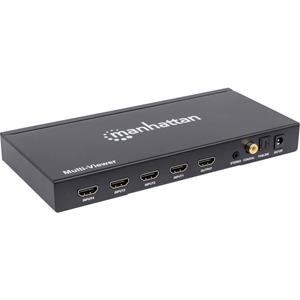 manhattan 4 Port HDMI-Switch mit Fernbedienung 1920 x 1080 Pixel