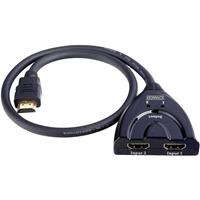 Schwaiger HDM21A531 2 poorten HDMI-switch vergulde connectoren 1920 x 1080 pix