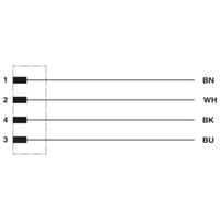 phoenixcontact Phoenix Contact 1681839 Sensor/actuator connector, geassembleerd Aantal polen: 4 5.00 m 1 stuk(s)