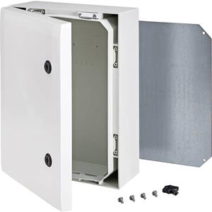 Fibox ARCA 8120025 Wandbehuizing, Installatiebehuizing 400 x 500 x 210 Polycarbonaat Grijs 1 stuks