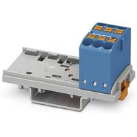 phoenixcontact PTFIX 6X2,5-NS35 BU Verteilerblock 0.14mm² 2.50mm² Blau 10St.