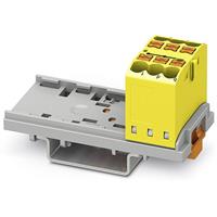 phoenixcontact PTFIX 6X2,5-NS35 YE Verteilerblock 0.14mm² 2.50mm² Gelb 10St.
