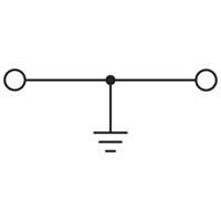 phoenixcontact MSB 2,5-NS 35-PE BD:PE Mini-Durchgangsklemme 0.08mm² 2.50mm² Grün, Gelb 5