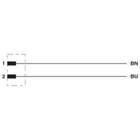 phoenixcontact Phoenix Contact 1410753 Sensor/actuator connector, geassembleerd Aantal polen: 2 3.00 m 1 stuk(s)