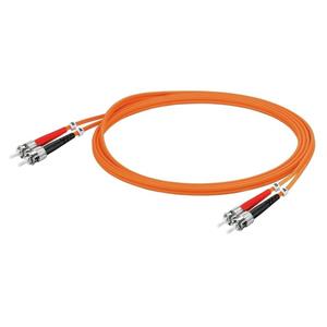 Weidmüller Glasfaser LWL Anschlusskabel [1x ST-Stecker - 1x ST-Stecker] 50/125 µ Multimode OM2 0.5