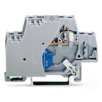 WAGO 280-502/281-586 Aderklem 10 mm Spanveer Toewijzing: L Grijs 50 stuk(s)