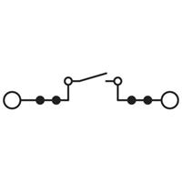 phoenixcontact USST 6-T/SP Trennklemme 0.20mm² 10mm² Grau 50St.