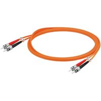 Weidmüller Glasfaser LWL Anschlusskabel [1x ST-Stecker - 1x ST-Stecker] 50/125 µ Multimode OM2 2.0