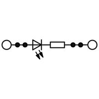 phoenixcontact PTIO-IN 2,5/3-LED 24 GN Initiatoren-/Aktorenklemme 0.20mm² 2.50mm² Orange