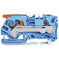Wago Durchgangsklemme 7.50mm Push-In-Klemme Blau 25St.