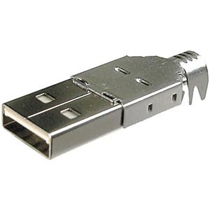 trucomponents Zelf op maat te maken USB-A-connector Stekker, recht USB A TC-2524001 TRU COMPONENTS 100 stuk(s)
