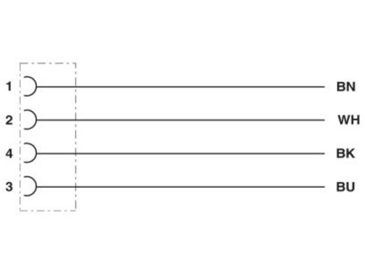 Phoenix Contact - 1567322 Sensor-/actor-aansluitkabel 5 m Aantal polen: 4 1 stuks