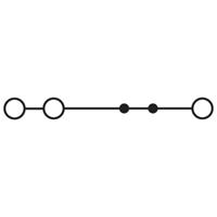 phoenixcontact PTS 4-TWIN Durchgangsklemme 0.20mm² 4mm² Grau 50St.