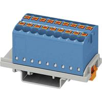 phoenixcontact PTFIX 18X2,5-NS35 BU Verteilerblock 0.14mm² 2.50mm² Blau 8St.