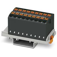 phoenixcontact PTFIX 18X2,5-NS35 BK Verteilerblock 0.14mm² 2.50mm² Schwarz 8St.