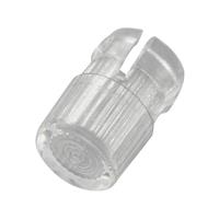 Trucomponents Transparante lichtkap geschikt voor LEDs van 3ÂÂ mm, EDK-01-PCW