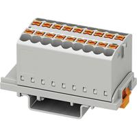 phoenixcontact PTFIX 18X2,5-NS35 GY Verteilerblock 0.14mm² 2.50mm² Grau 8St.