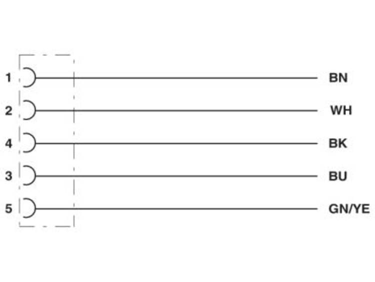 Phoenix Contact - 1415685 Sensor-/actor-aansluitkabel 10 m Aantal polen: 5 1 stuks