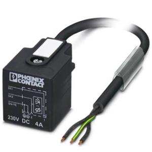 phoenixcontact Phoenix Contact SAC-3P-5,0-PUR/A-1L-V 230V 1400648 Klepstekker met aangegoten kabel Zwart Inhoud: 1 stuk(s)
