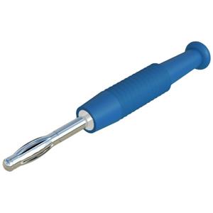 Skshirschmann Lamellenstekker Stekker, recht SKS Hirschmann MSTF 2 bl Stift-Ã: 2 mm Blauw