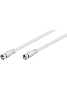 goobay SAT antenna cable (100 % shielded) F plug/ F plug - 