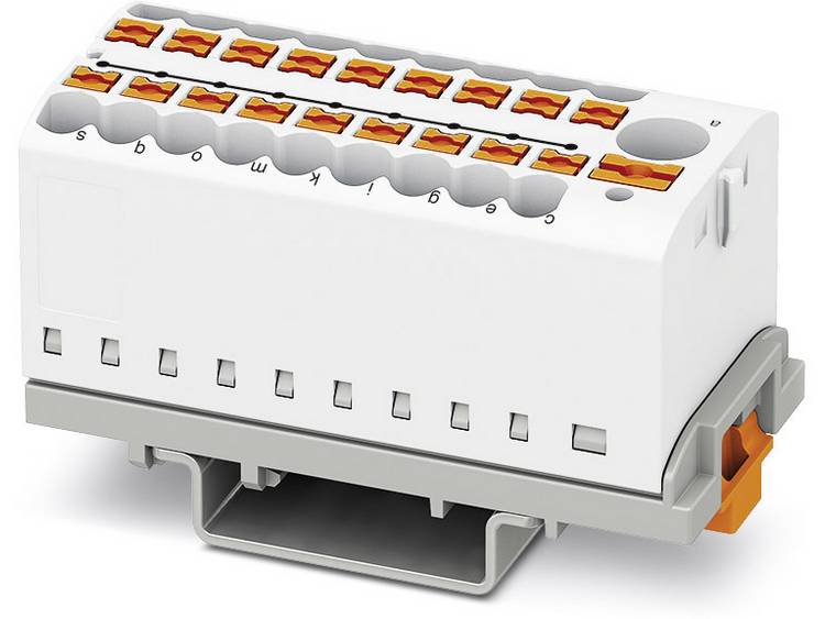 phoenixcontact PTFIX 6/18X2,5-NS35 WH Verteilerblock 0.14mm² 2.50mm² Weiß 8St.