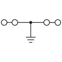 phoenixcontact PTS 1,5/S-QUATTRO-PE Durchgangsklemme 0.14mm² 1.50mm² Grün, Gelb 50St.