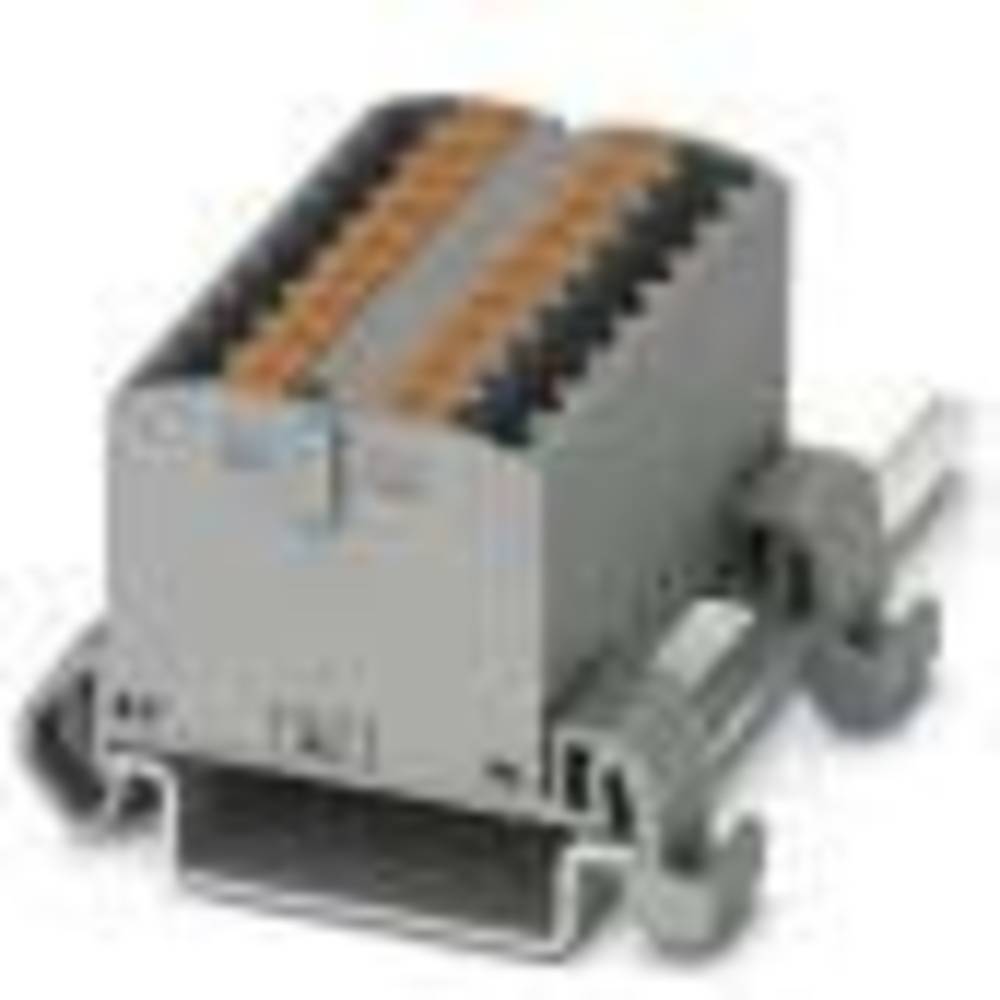 phoenixcontact PTFIX 12X2,5-NS35A BK Verteilerblock 0.14mm² 2.50mm² Schwarz 8St.