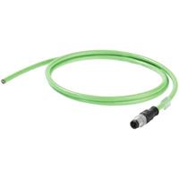 Weidmüller Sensor-/Aktor-Datensteckverbinder M12 Stecker, gerade 15.00m Polzahl: 4 1St.