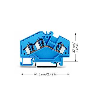 Wago 281-651 - Feed-through terminal block 6mm 32A 281-651