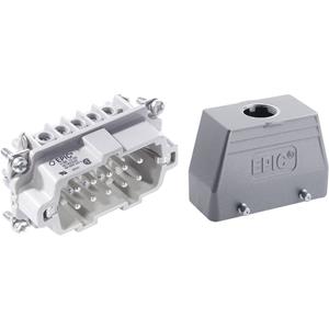 Connectorset EPICÂ®KIT H-BE 10 75009640 LAPP 10 + PE Schroeven 1 set