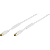 vivanco Antennen Anschlusskabel [1x Antennenbuchse 75Ω - 1x Antennenstecker 75 Ω] 5.00m 110 dB v