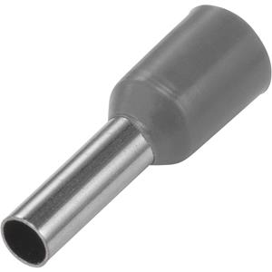 Trucomponents 1572426 TRU COMPONENTS Adereindhulzen 1 x 4 mm ² x 10 mm Deels geÃ¯soleerd Grijs 100 stuks