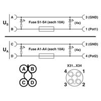 phoenixcontact Phoenix Contact Powerverteiler SACB-4/T-L-8#1413929