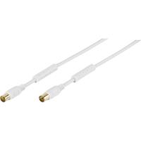 vivanco Antennen Anschlusskabel [1x Antennenbuchse 75Ω - 1x Antennenstecker 75 Ω] 3.00m 110 dB v
