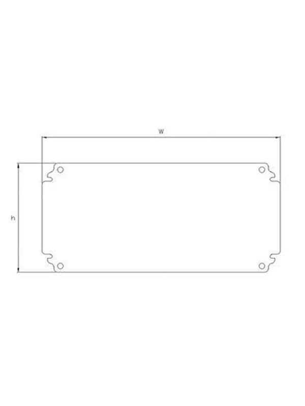 ELDON Mounting plate 200x200