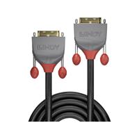 LINDY DVI Anschlusskabel [1x DVI-Stecker 24+1pol. - 1x DVI-Stecker 24+1pol.] 20.00m Schwarz