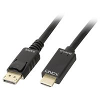 LINDY DisplayPort / HDMI Anschlusskabel [1x DisplayPort Stecker - 1x HDMI-Stecker] 3.00m Schwarz