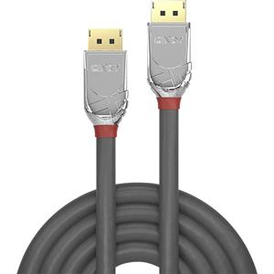 LINDY DisplayPort Anschlusskabel [1x DisplayPort Stecker - 1x DisplayPort Stecker] 0.50m Grau