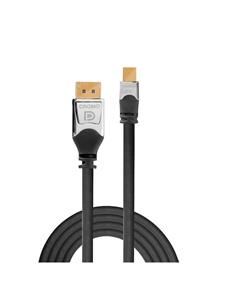 Lindy 36313. Snoerlengte: 3 m, Aansluiting 1: Mini DisplayPort, Aansluiting 2: DisplayPort. Duurzaamheidscertificaten: RoHS