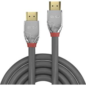 LINDY HDMI Aansluitkabel [1x HDMI-stekker - 1x HDMI-stekker] 7.5 m Grijs