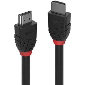 LINDY HDMI Aansluitkabel [1x HDMI-stekker - 1x HDMI-stekker] 0.5 m Zwart