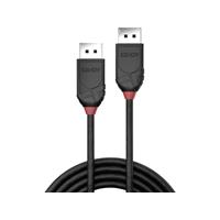 LINDY DisplayPort Aansluitkabel [1x DisplayPort stekker - 1x DisplayPort stekker] 0.5 m Zwart